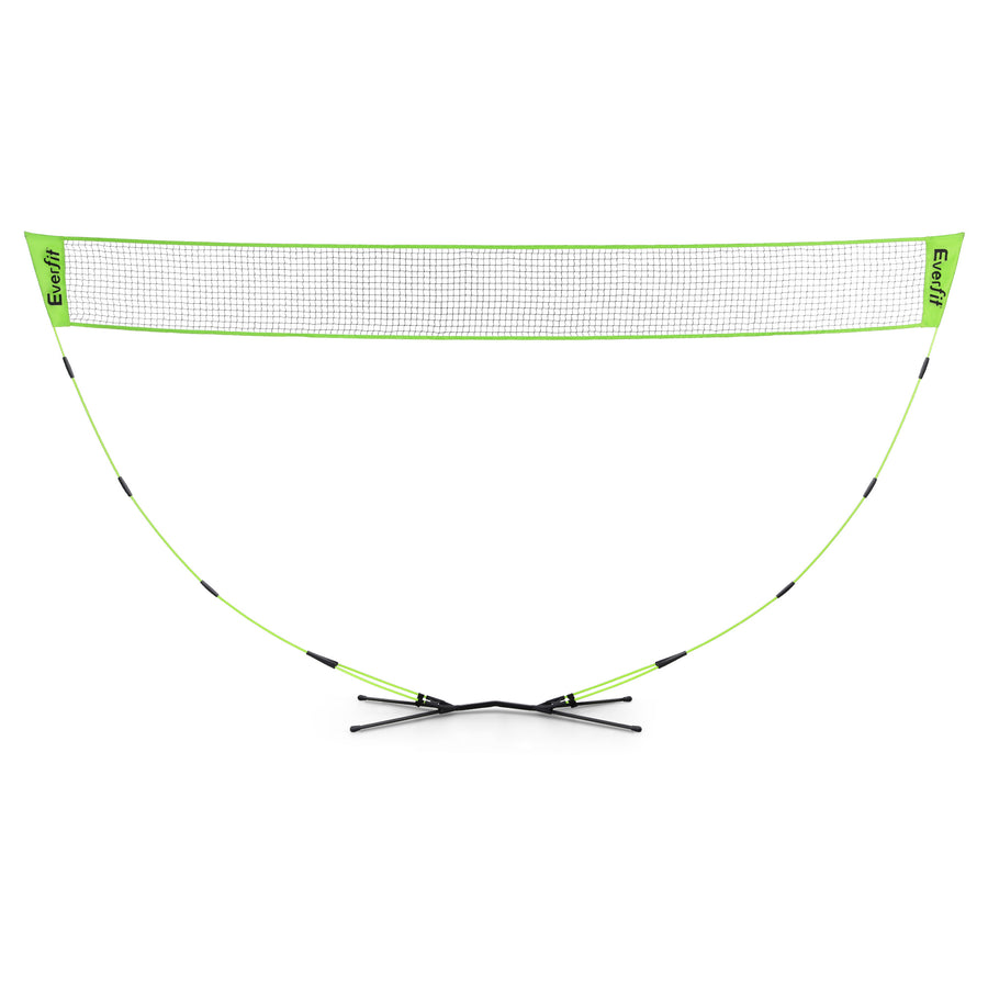 Everfit 3M Badminton Tennis Net Portable Volleyball Kit Yellow