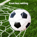 Portable Soccer Training Net - Everfit Rebound Goal with Carry Bag and Fiberglass Stability - Top-Down View