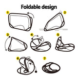 Portable Soccer Training Net - Everfit Rebound Goal with Carry Bag and Fiberglass Stability