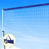 Everfit 6M Portable Volleyball Net Set Adjustable Height Multi-Sport Net with Ball and Bag - Close-Up Angle