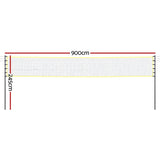 Everfit 9M Portable Volleyball Net Set with Ball Boundary Lines Badminton Tennis - Front View