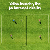 Everfit 9M Portable Volleyball Net Set with Ball Boundary Lines Badminton Tennis - Rear View