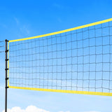 Everfit 9M Portable Volleyball Net Set with Ball Boundary Lines Badminton Tennis - Close-Up Angle