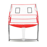 Everfit 8ft Volleyball Net Training Equipment Adjustable Height Portable with Ball and Bag - Side View