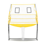 Everfit 8ft Volleyball Net Free-standing Adjustable Height Portable with Ball and Bag - Side View