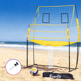Everfit 8ft Volleyball Net Free-standing Adjustable Height Portable with Ball and Bag - Close-Up Angle