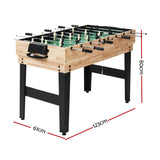 10-in-1 Games Table Soccer Foosball Pool Table Tennis Air Hockey Chess Cards - Front View