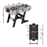 4-in-1 Soccer Table Foldable Game Foosball Table Tennis Pool Hockey - Front View