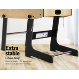4FT Soccer Table Foosball Football Game Home Family Party Gift Playroom Foldable - 45-Degree Angle