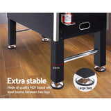 5FT Soccer Table Foosball Football Game Home Family Party Gift Playroom Black - 45-Degree Angle