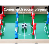 Portable Mini Foosball Soccer Table for Family Fun and Parties - Compact Tabletop Game for Kids and Adults - 45-Degree Angle