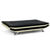 Sarantino Faux Leather Upholstered 3 Seater Sofa - Dual Colour