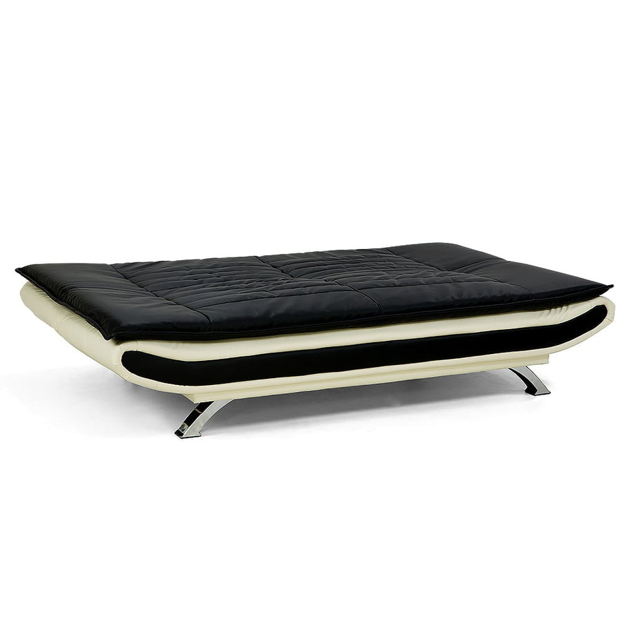 Sarantino Faux Leather Upholstered 3 Seater Sofa - Dual Colour