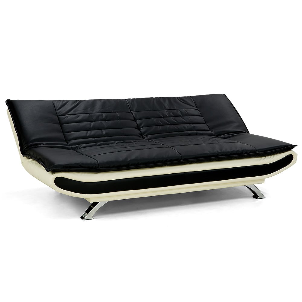 Sarantino Faux Leather Upholstered 3 Seater Sofa - Dual Colour
