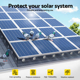 Gardeon 20cm x 30M Solar Panel Bird Guard Mesh Critter Guard Roll Kit with Rust-Proof PVC Coating - Top-Down View