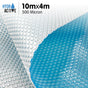 500 Micron Solar Swimming Pool Cover - Blue/Silver 10m x 4m