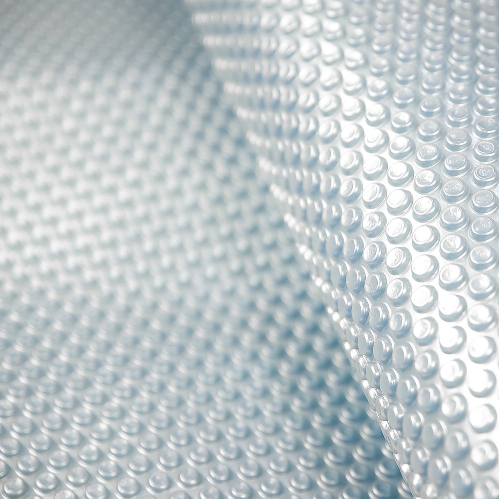 500mic Solar Swimming Pool Cover Silver/Blue - 11m x 4.8m