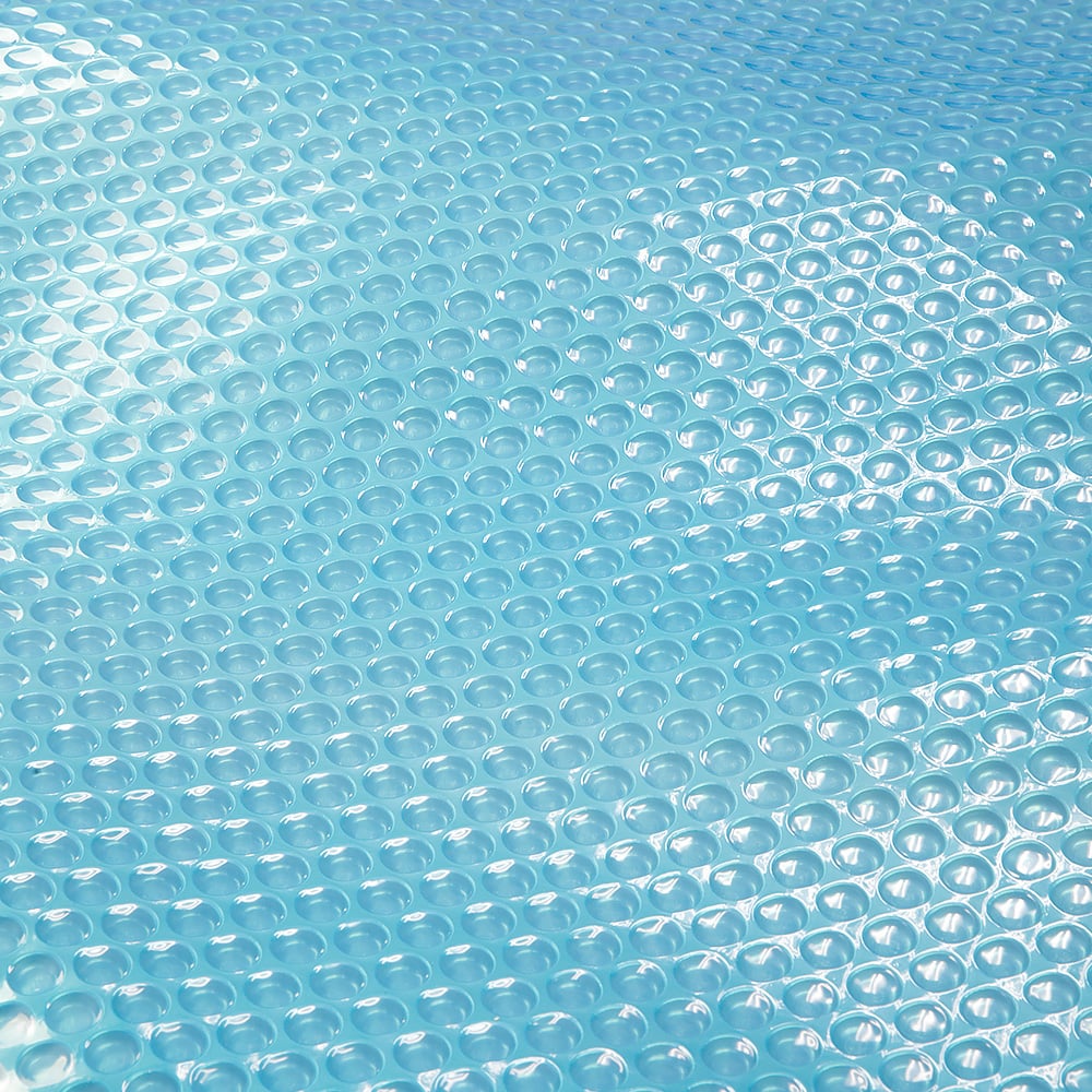 500 Micron Solar Swimming Pool Cover 9.5m x 5m - Silver/Blue