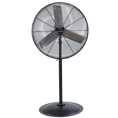 BAUMR-AG 30' 762mm 300W Industrial Pedestal Fan, Large, Commercial, Heavy-duty, 3 Speed, EESS Certified