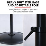 BAUMR-AG 30' 762mm 300W Industrial Pedestal Fan, Large, Commercial, Heavy-duty, 3 Speed, EESS Certified