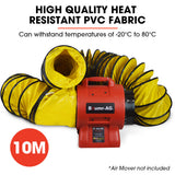 BAUMR-AG 200mm 10m Duct for 8' Air Movers - Front View