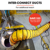 BAUMR-AG 200mm 10m Duct for 8' Air Movers