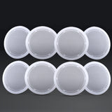 8-Pack 6-Inch In-Ceiling Speakers for Home Audio System - Powerful Tweeter Installations - Low Angle