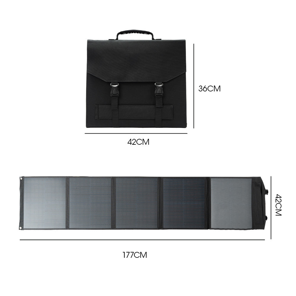 GENPOWER 100W Portable USB Folding Solar Panel for Camping