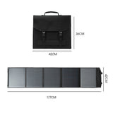 GENPOWER 100W Portable USB Folding Solar Panel for Camping