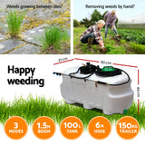 Giantz Weed Sprayer 100L Trailer 1.5M Boom Garden Spray - Top-Down View