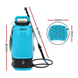 Giantz 8L Electric Backpack Sprayer for Weeding and Fertilizing - Front View