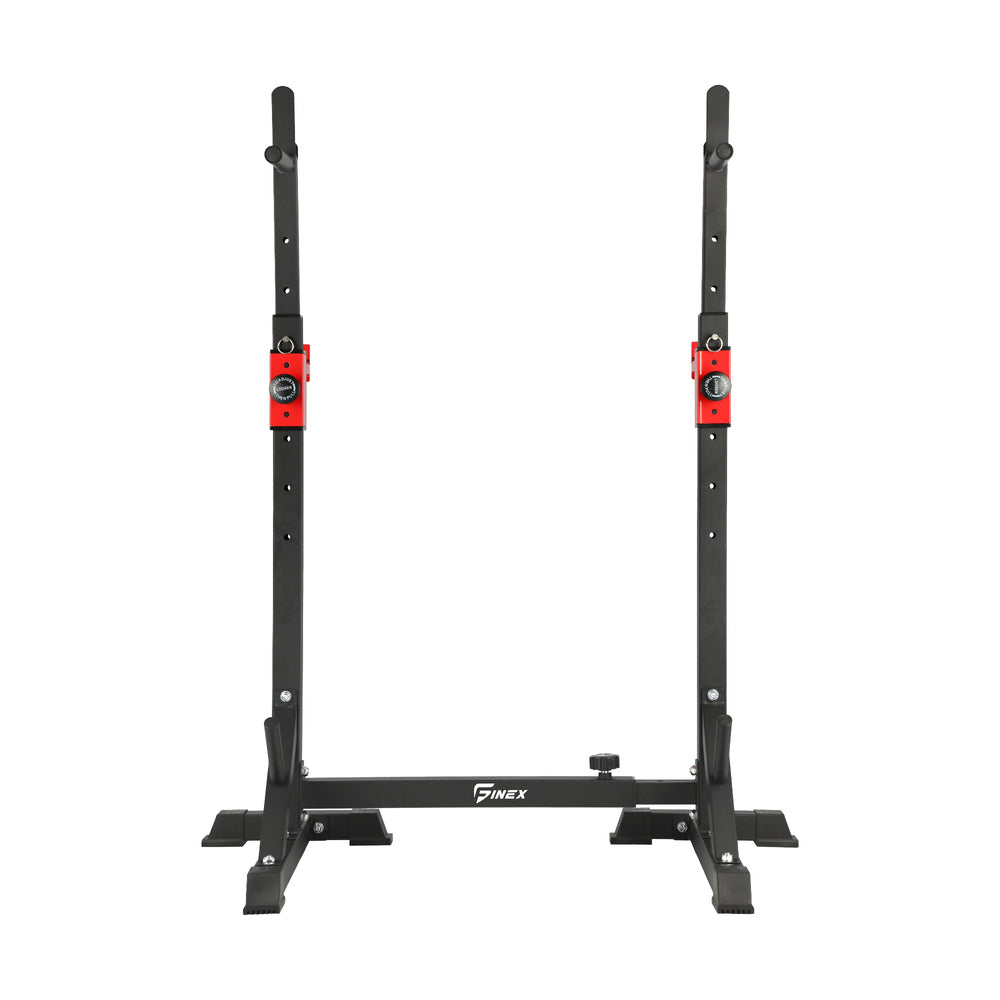 Finex Squat Rack Adjustable Barbell Rack