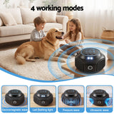 Gardeon Ultrasonic Rat Repeller 360 Degree 4 Modes Pest Repeller Black - Rear View