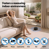 Gardeon Ultrasonic Rat Repeller 360 Degree 4 Modes Pest Repeller Black - Close-Up Angle