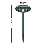 Gardeon Solar-Powered Ultrasonic Snake Deterrent Device - Front View