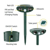 Gardeon Solar-Powered Ultrasonic Snake Deterrent Device