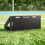 Everfit Soccer Rebounder Board 80cm x 30cm Football Rebound Wall with 2 Angles - Side View