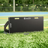 Everfit Soccer Rebounder Board 100x40cm Football Rebound Wall with 2 Angles - Side View
