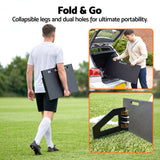 Everfit Soccer Rebounder Board 100x40cm Football Rebound Wall with 2 Angles - Close-Up Angle