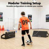 Everfit Soccer Rebounder Board 100x40cm Football Rebound Wall with 2 Angles - Low Angle