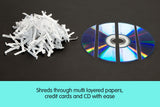 Centurion 21L Cross-Cut Office Shredder 10-Sheet Paper, CD & Credit Card Security