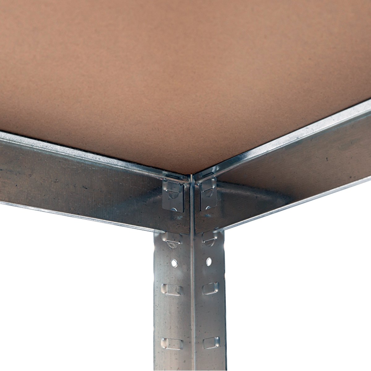 5 Shelf Adjustable Storage Rack Work Table Galvanized Steel 180x90cm
