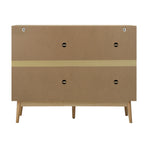 Oikiture Shoes Storage Cabinet 4 Closed & 3 Open Shelves, Storage