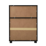 Oikiture Shoes Storage Cabinet 2 Doors Black Set of 2