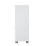 Oikiture Shoes Storage Cabinet Organiser Shelf 2 Doors White