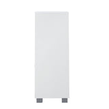 Oikiture Shoes Storage Cabinet Organiser Shelf 2 Doors White - Extra Image