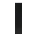 Oikiture Shoe Storage Cabinet 3 Doors 45 Pairs Black - Rear View