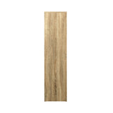 Oikiture Shoe Storage Cabinet 3 Compartments with Rows Wooden - 45-Degree Angle