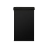Oikiture Shoe Bench 105cm with Leather Seat Black
