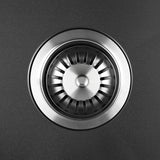 Welba 44X38CM Stainless Steel Sink Single Bowl with Waste Black